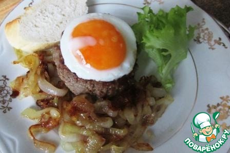 Grandma's Salisbury steak