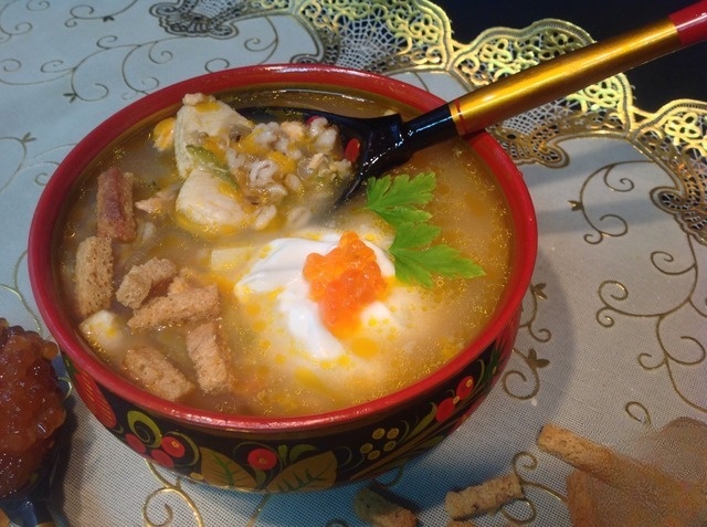 Old Russian fish pickle Kal'ya