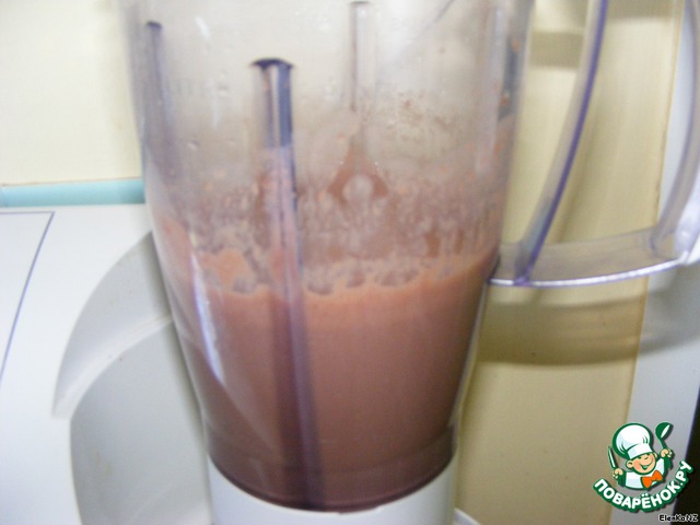 Chocolate banana drink