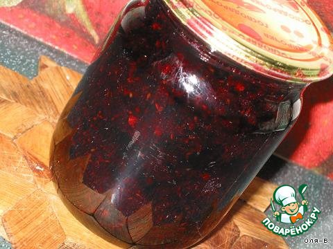 Jam of black currants