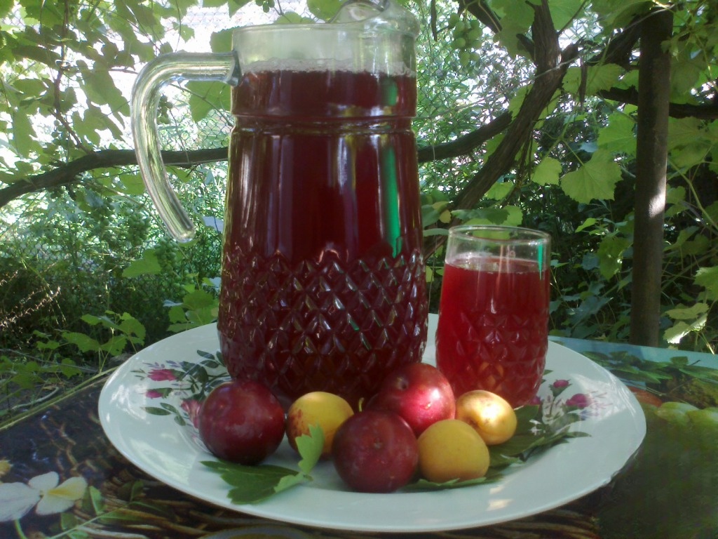 Компот с мятой