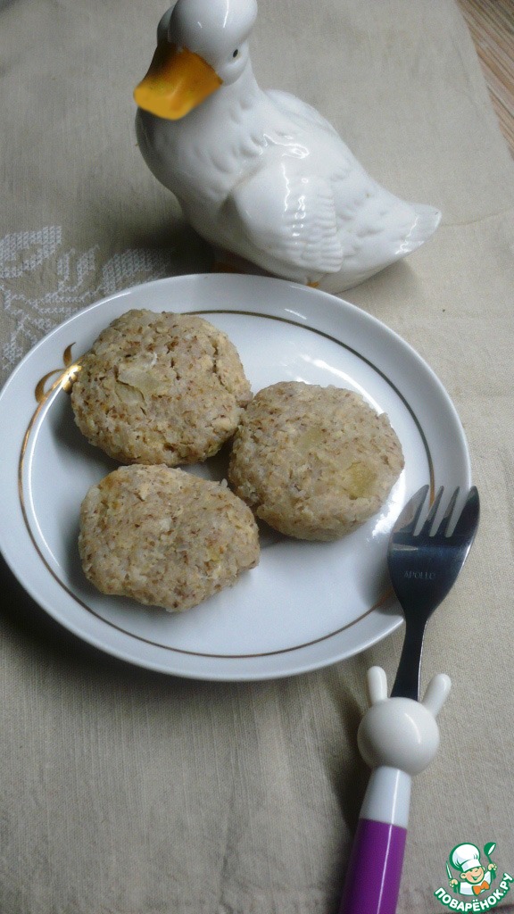 Buckwheat zrazy with chicken