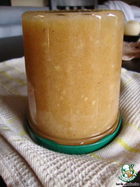 Apple-banana jam with rum