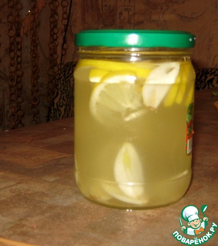 Lemon-garlic infusion 