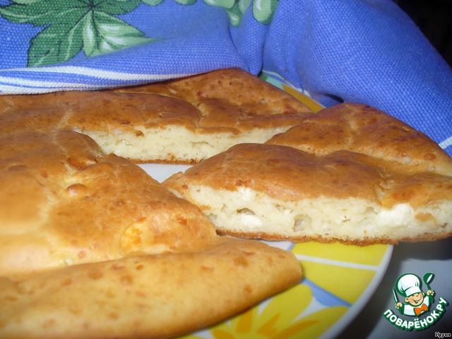 Bulgarian bread with feta cheese