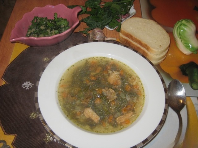 Medley or grey soup