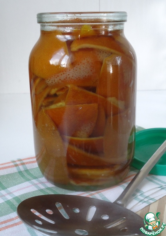 Candied orange syrup