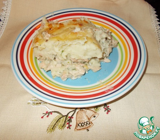 English casserole with fish