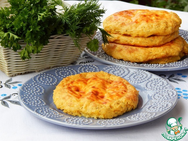 Corn-potato scones with cheese