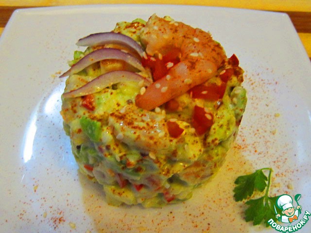 Salad with seafood