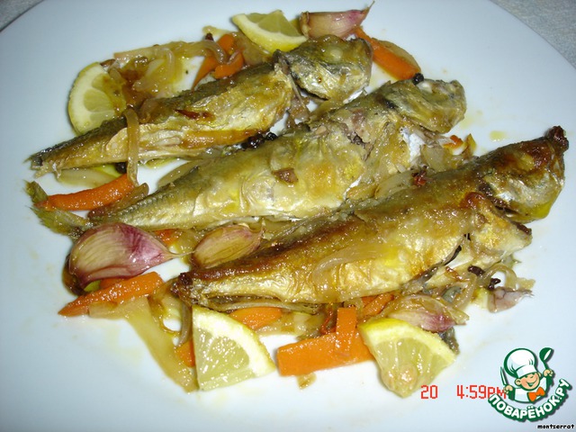 Mackerel in marinade 