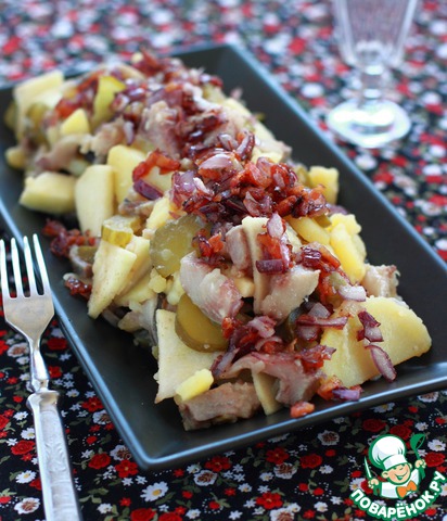 Potato salad with herring zablocki