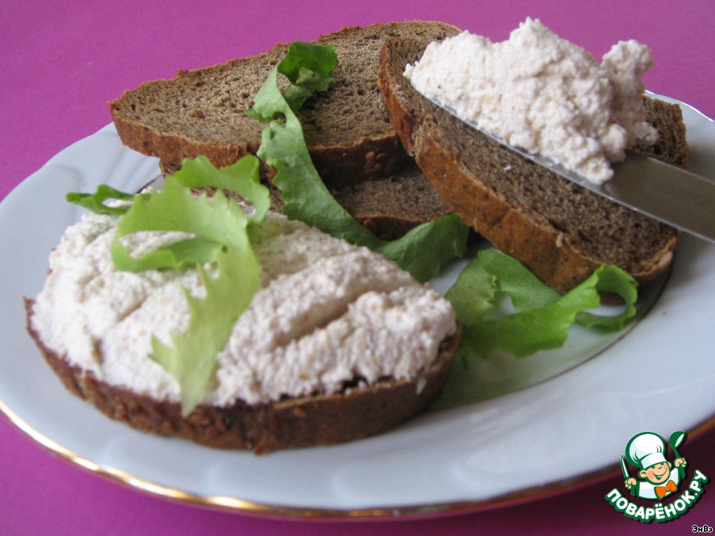 Cheese and walnut appetizer