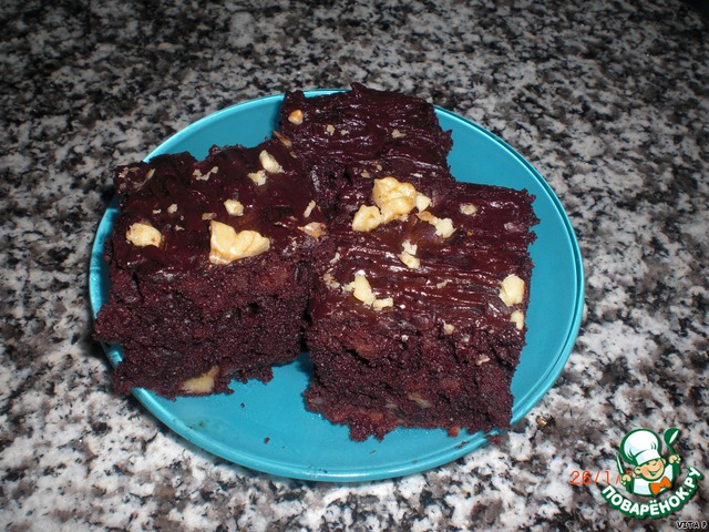 The chocolate brownie