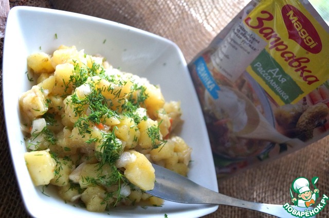 Rustic potato salad