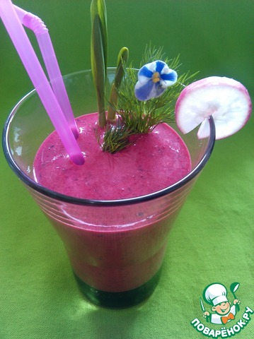 Bean-beet smoothie