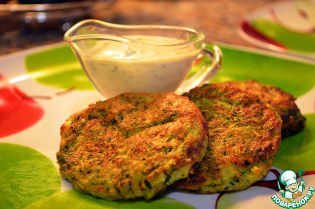 Pancakes from zucchini