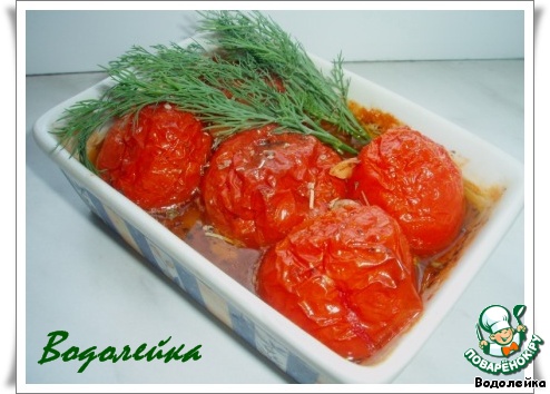 Spicy baked tomatoes