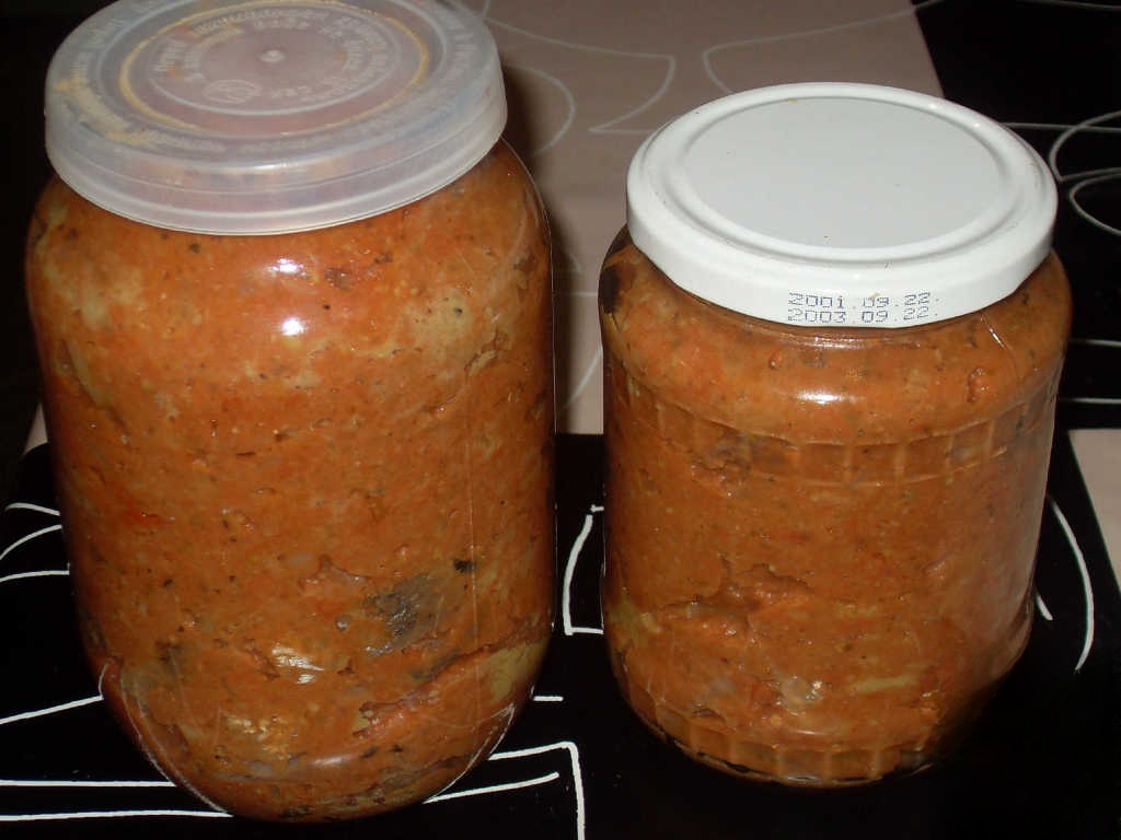 Herring with mushrooms