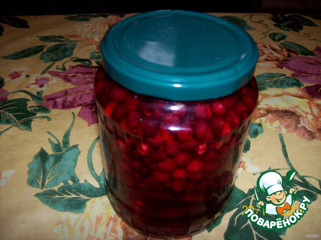 Cranberries in syrup