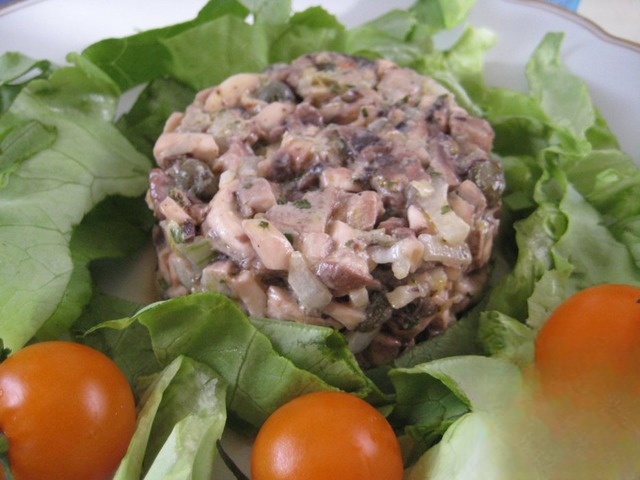 Tartar of mushrooms