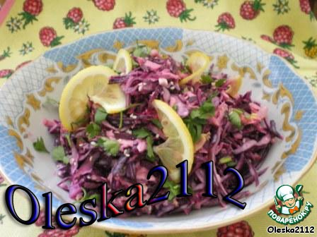 Lemon coleslaw