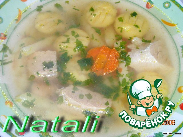 Meat soup with 