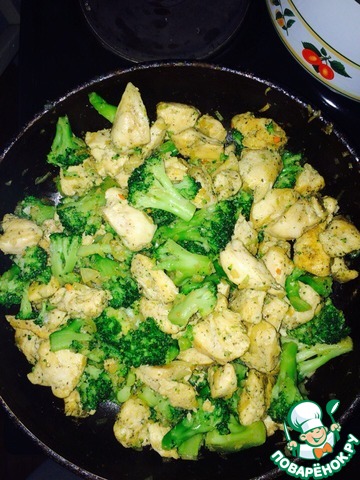 Broccoli with chicken