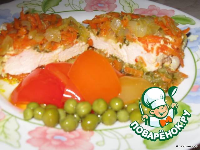 Chicken breast with vegetables