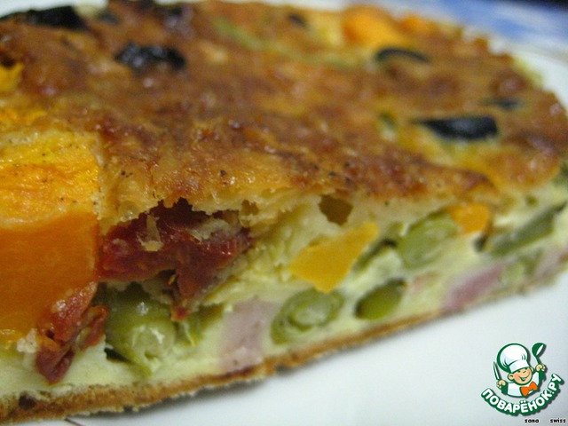 Mexican quiche without the pastry