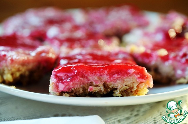 Oat squares with currants