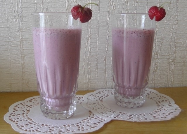 Мятно-клубничный смузи