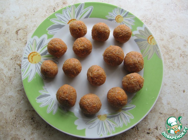Buckwheat balls with broth