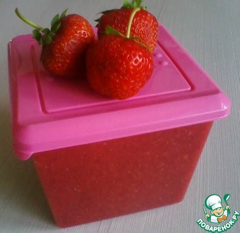 Strawberries in the winter without cooking