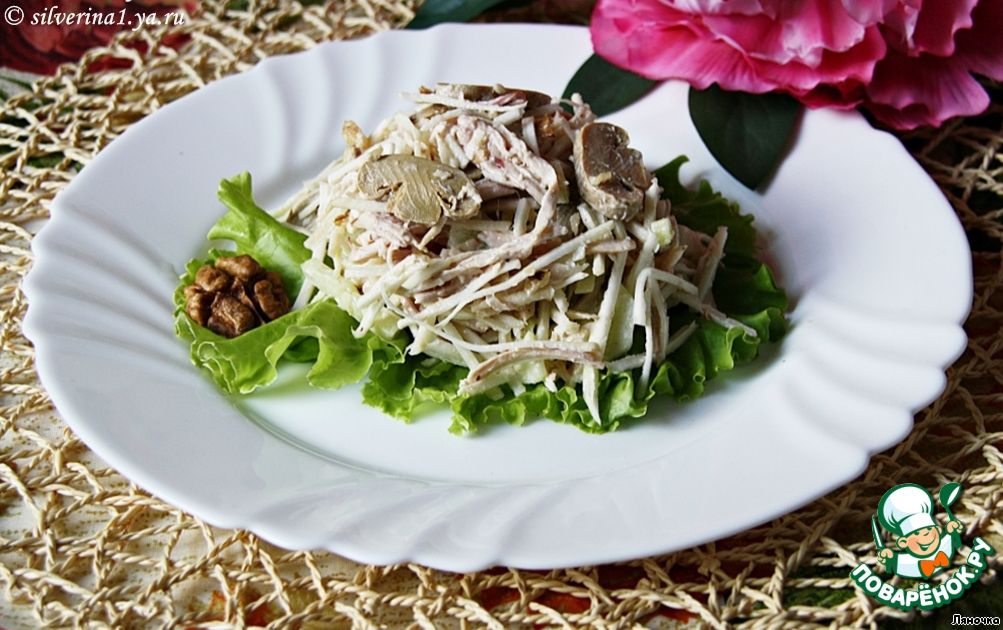 Chicken salad and celery