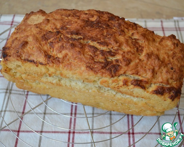 Beer bread with butter