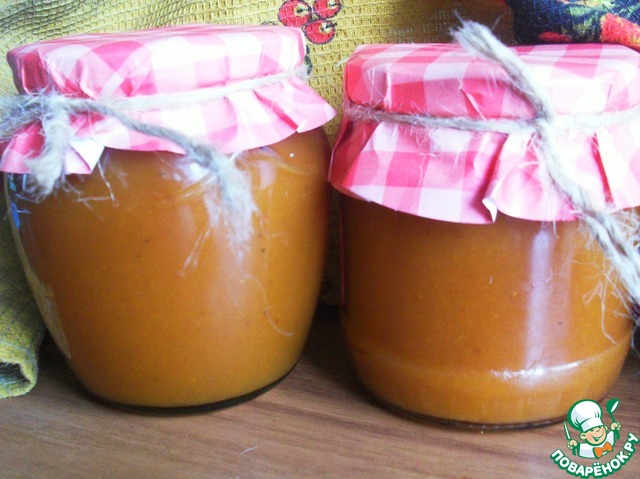 Jelly of apricots