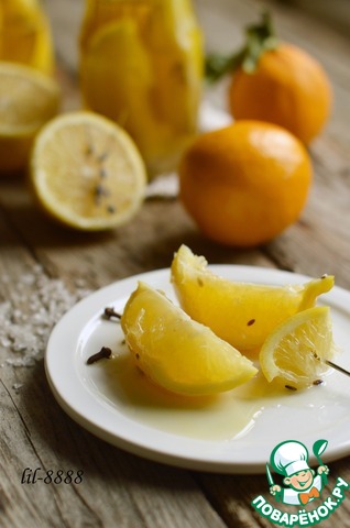 Pickled lemons with lavender