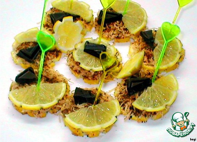 Appetizer lemon