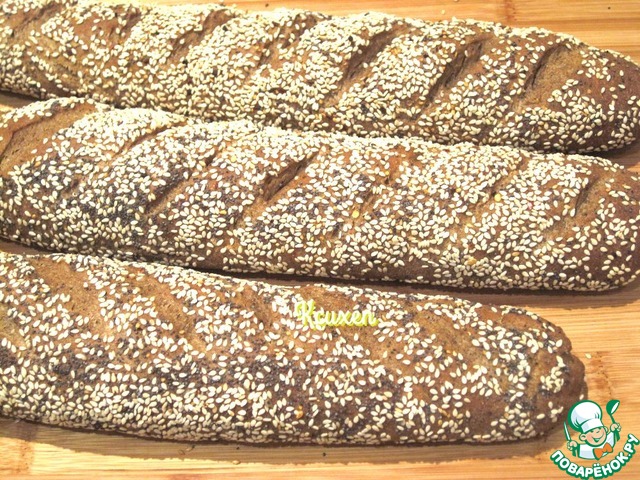 Rye-wheat baguette malt