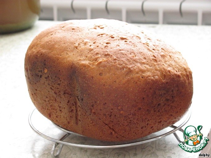 Mustard bread with cereals