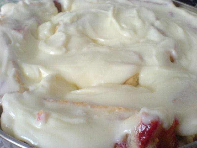 Sour cream plum