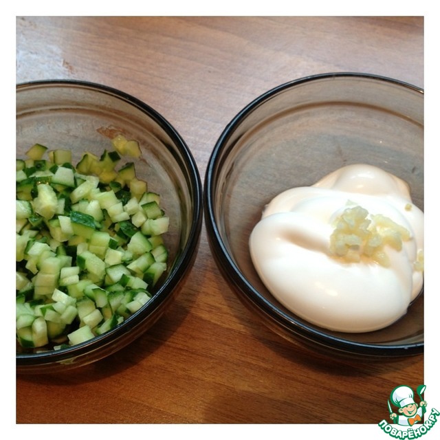 Salad with canned fish 