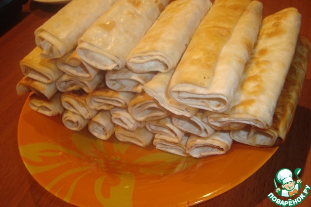 Rolls with cottage cheese