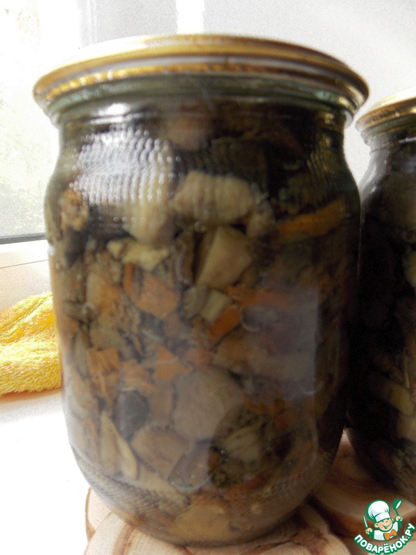 Fried mushrooms for the winter