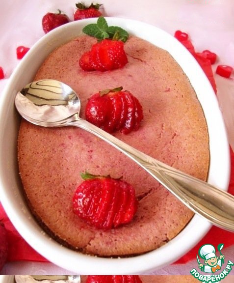 Strawberry pudding