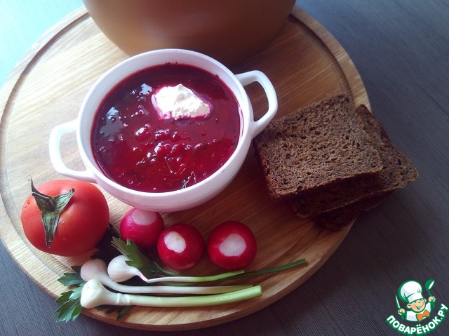 Beetroot with cherry