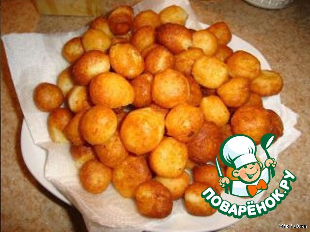 Crispy cheese balls