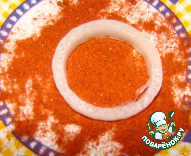Салат из кальмаров 