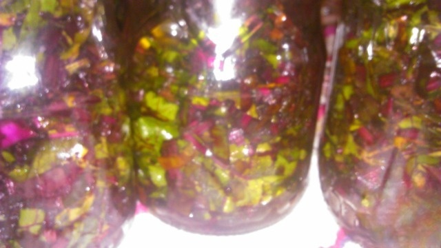 Свекольная ботва на зиму